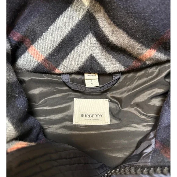 Burberry Lockwell Detachable Sleeve Puffer Jacket Size L